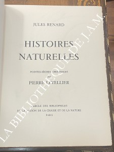 Histoires naturelles — Pointes sèches originales de Pierre Letellier