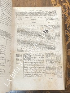 Institutiones Theophilo Antecessore & Promptuarium Iuris Harmeniopolli — édition composite Gothofredus