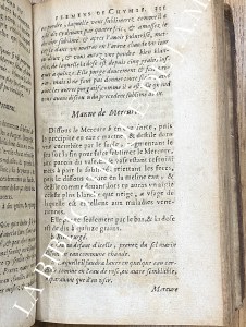 Les Elemens de Chymie, de M. Iean Beguin, Aumosnier du Roy. Reveuz, notez, expliquez, et augmentez, par I.L.D.R.B.IC.E.M