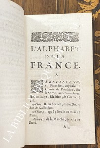 L&rsquo;Alphabet de la France