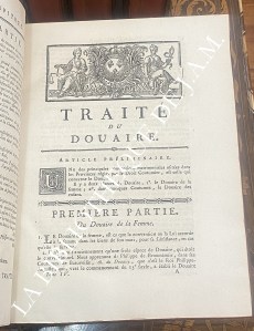 Traités sur différentes matières de droit civil appliquées à l&rsquo;usage du barreau et de jurisprudence française