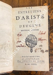 Les Entretiens d&rsquo;Ariste et d&rsquo;Eugène.